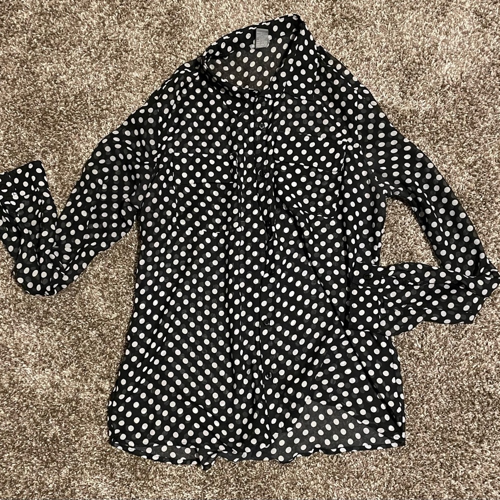 Polka dot shirt